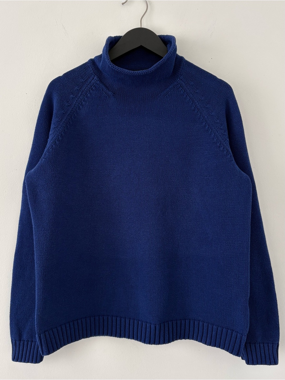 Lands’ End Roll Neck 100% Cotton Sweater